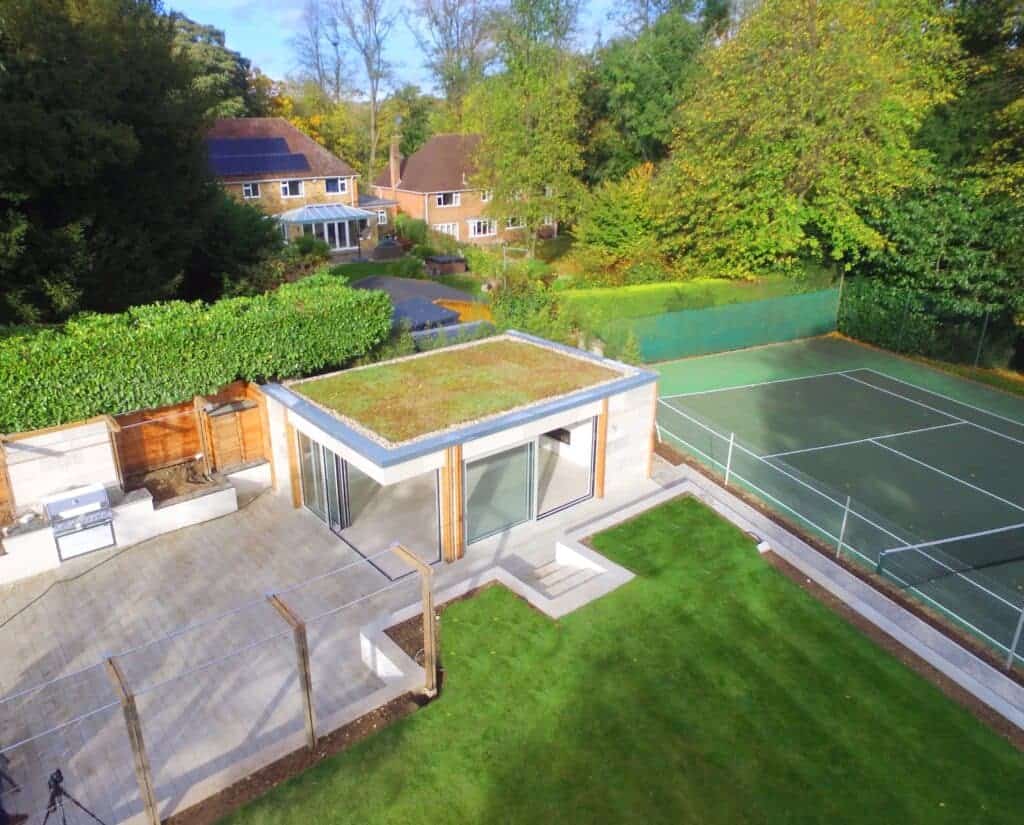 Garden Room Areal Image