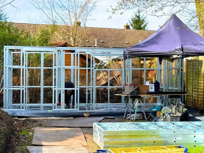 Steel frame Garden Room Hampton Hill