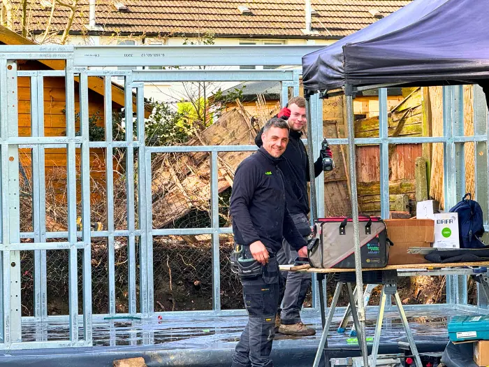 Steel Framed Garden Room in Hampton Hill