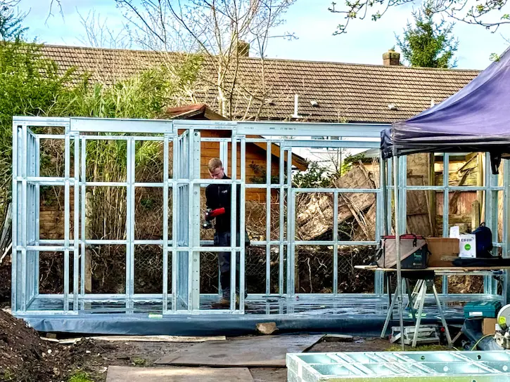 Steel Framed Garden Room
