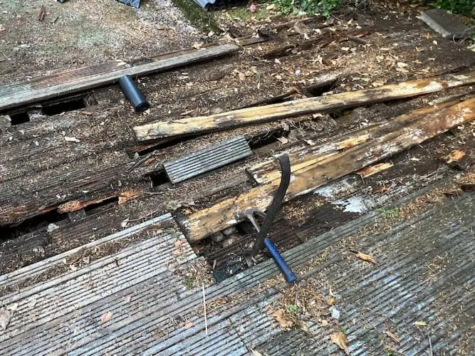 Rotten Wood Deck