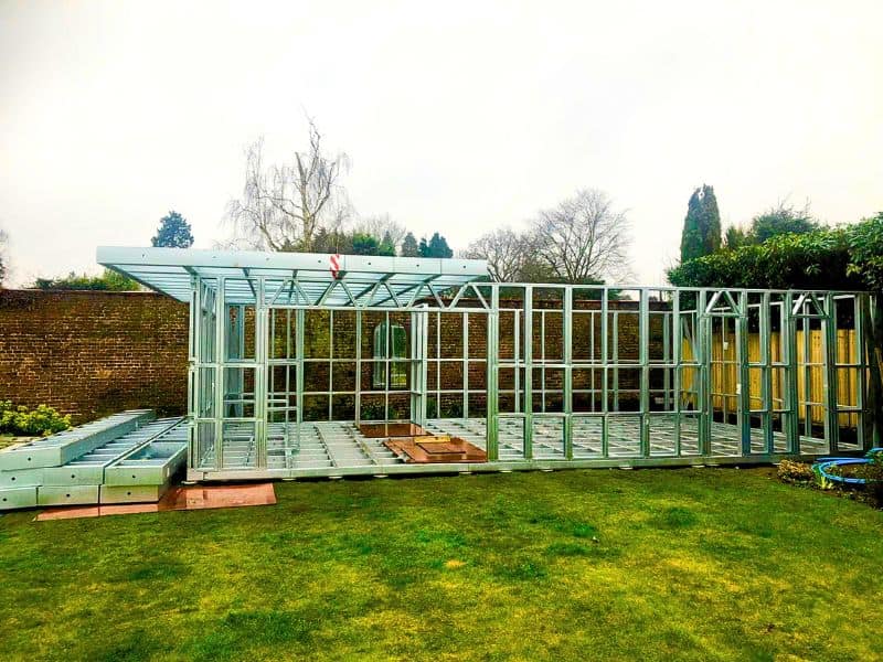 Steel Frame Garden Room
