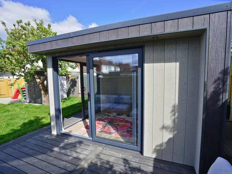 Millboard Cladding on garden room