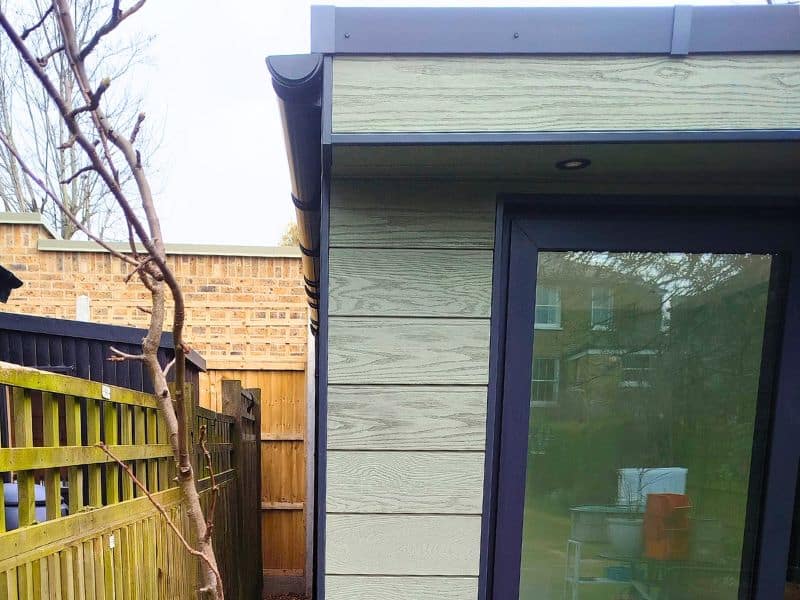 Green millboard Clad