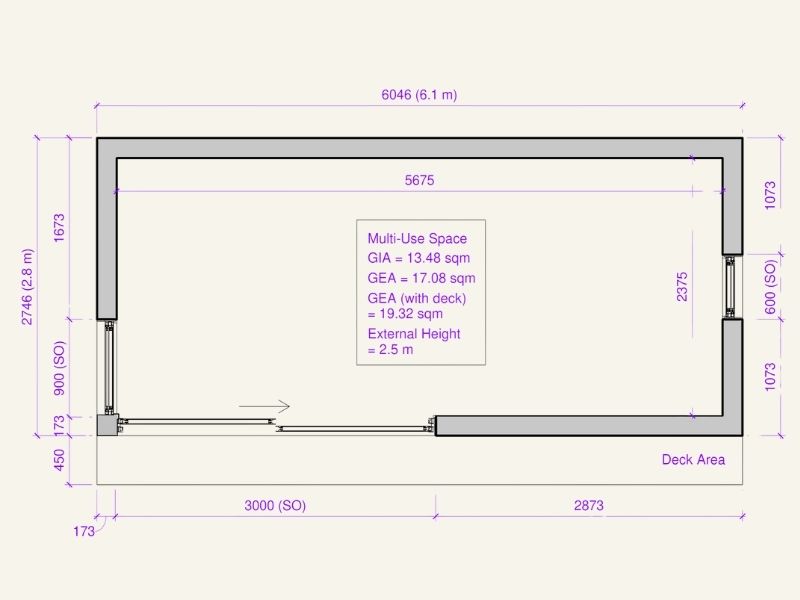 Garden Room Dimensions