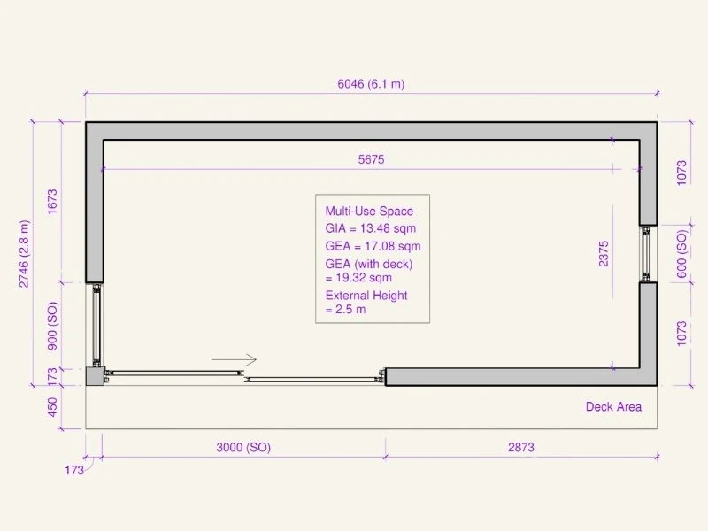 Garden Room Dimensions